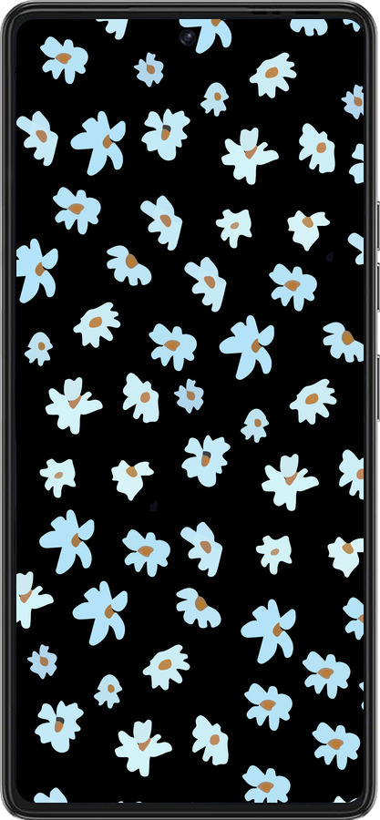 Силиконовый чехол Цветочный для Tecno Pova 6 Pro - 4900u-3689 изображение 