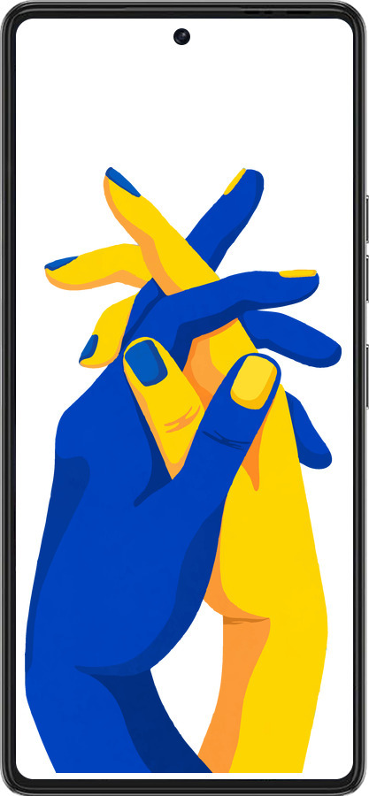 Силиконовый чехол Stand With Ukraine для Tecno Pova 6 Pro - 5255u-3689 изображение 