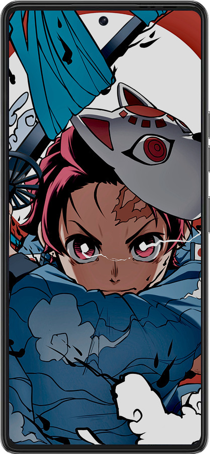 Силиконовый чехол Танджиро Камадо для Tecno Pova 6 Pro - 5574u-3689 изображение 