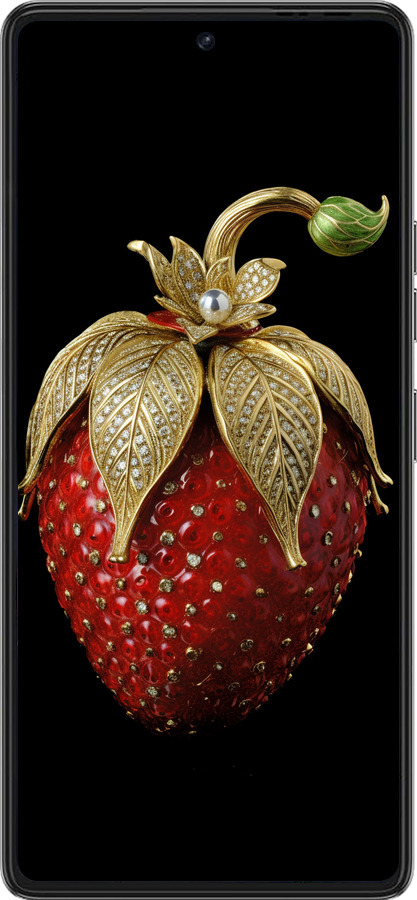 Силиконовый чехол Клубника v3 для Tecno Pova 6 Pro - 5638u-3689 изображение 