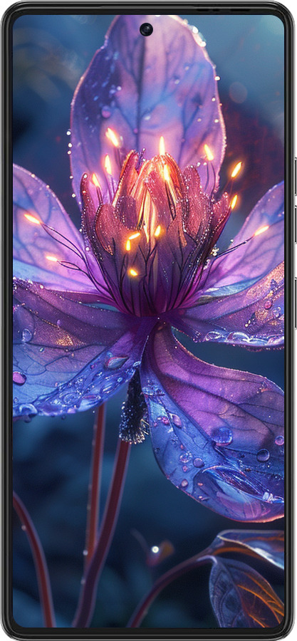 Силіконовий чехол Магічна квітка для Tecno Pova 6 Pro - 6038u-3689 изображение 