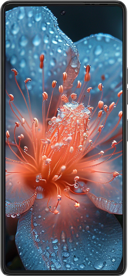 Силиконовый чехол Роса на цветке для Tecno Pova 6 Pro - 6039u-3689 изображение 