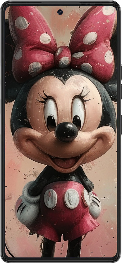 Силиконовый чехол Minnie Mouse для Tecno Pova 6 Pro - 6054u-3689 изображение 