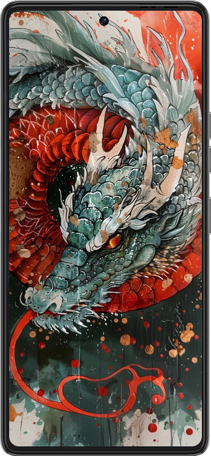 Силиконовый чехол Стихия огня для Tecno Pova 6 Pro - 6101u-3689 изображение 