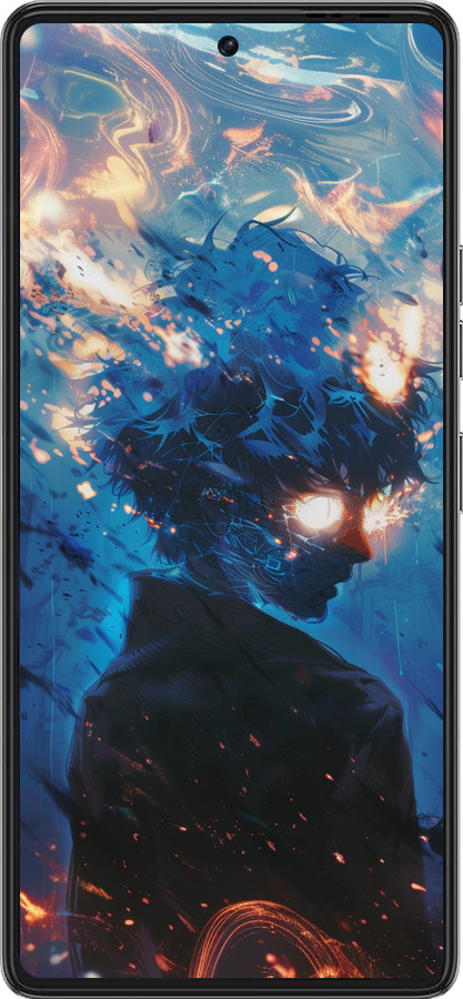 Силиконовый чехол Сатору Годжо для Tecno Pova 6 Pro - 6129u-3689 изображение 