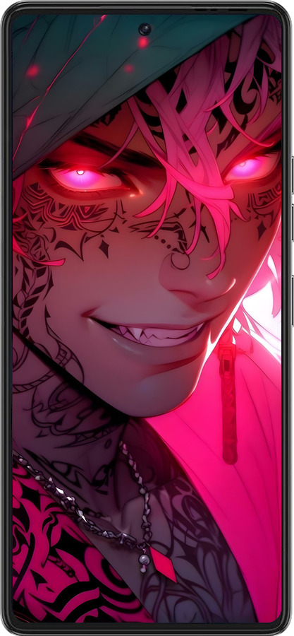 Силіконовий чехол Аніме демон 3 для Tecno Pova 6 Pro - 6313u-3689 изображение 