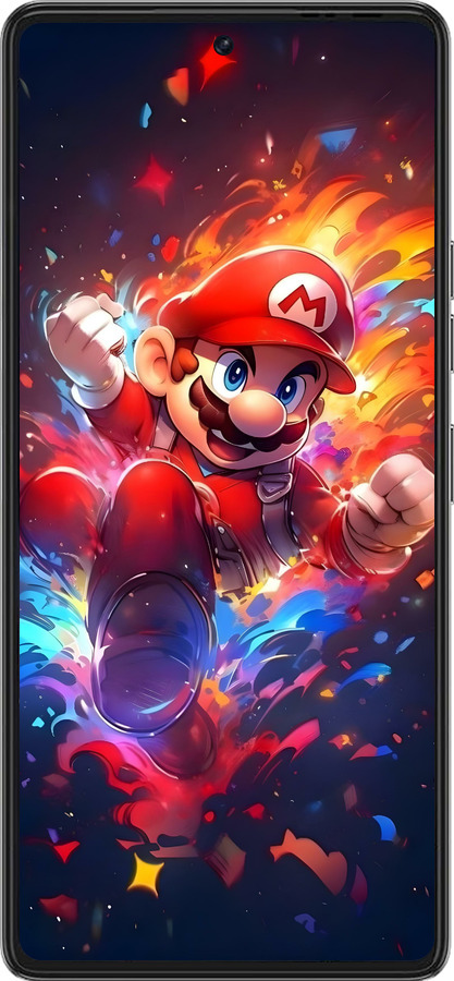 Силиконовый чехол Супер Марио для Tecno Pova 6 Pro - 6342u-3689 изображение 