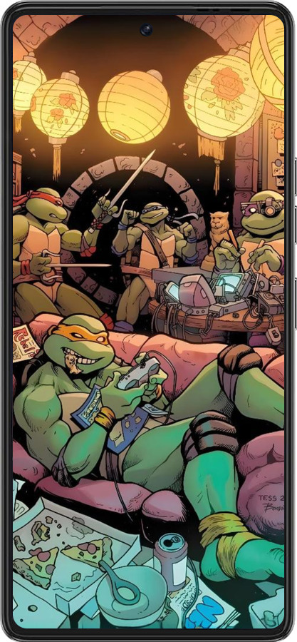 Силиконовый чехол Черепашки нинзя для Tecno Pova 6 Pro - 6346u-3689 изображение 