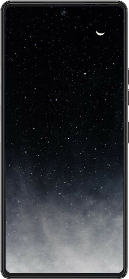 Силіконовий чехол Голубые облака, Голубая луна для Tecno Pova 6 Pro - 6396u-3689 изображение 