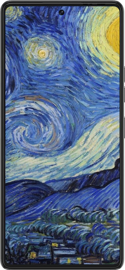 Силиконовый чехол «Звездная ночь» Винсента Ван Гога для Tecno Pova 6 Pro - 6433u-3689 изображение 