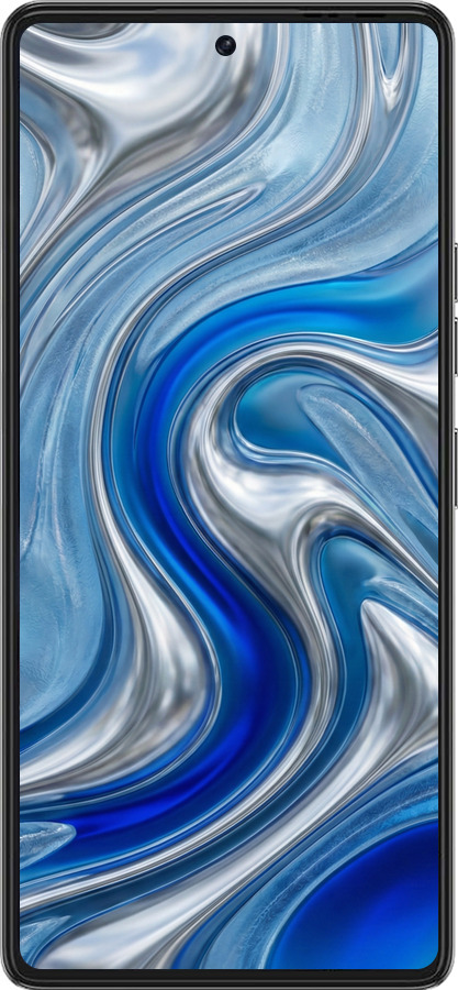 Силиконовый чехол Liquid Chrome для Tecno Pova 6 Pro - 6781u-3689 изображение 