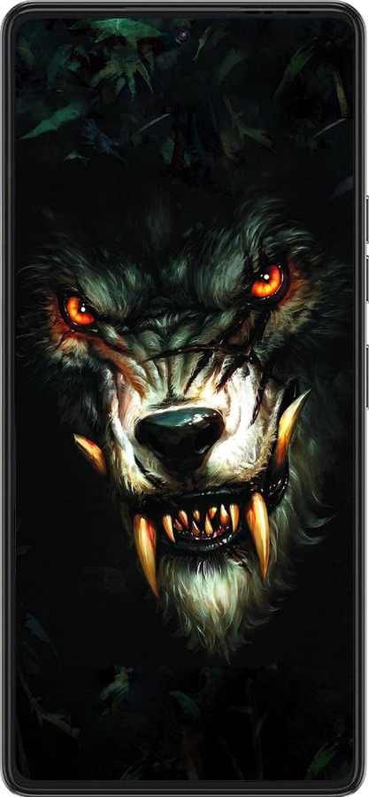 Силиконовый чехол Дьявольский волк для Tecno Pova 6 Pro - 833u-3689 изображение 