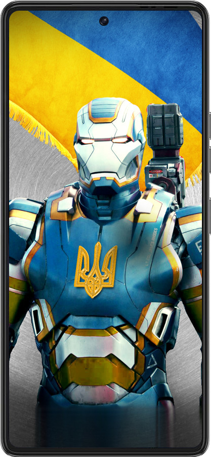 Силиконовый чехол Украинский киборг для Tecno Pova 6 Pro - 980u-3689 изображение 