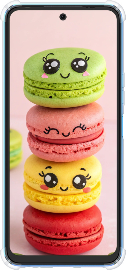 Силикон с усиленными углами чехол Печенье для Tecno Pova Neo 2 LG6n - 6693sp-2968 изображение 