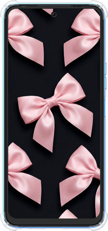Силикон с усиленными углами чехол Coquette Ribbons Dark Coquette для Tecno Pova Neo 2 LG6n - 6767sp-2968 изображение 