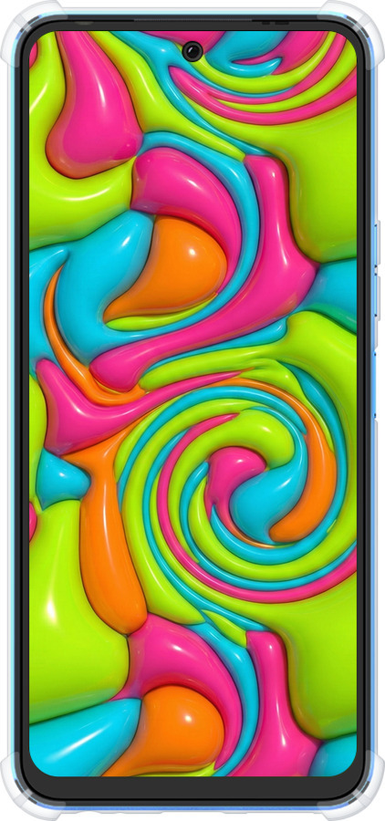 Силикон с усиленными углами чехол Y2K Jelly Dream для Tecno Pova Neo 2 LG6n - 6780sp-2968 изображение 