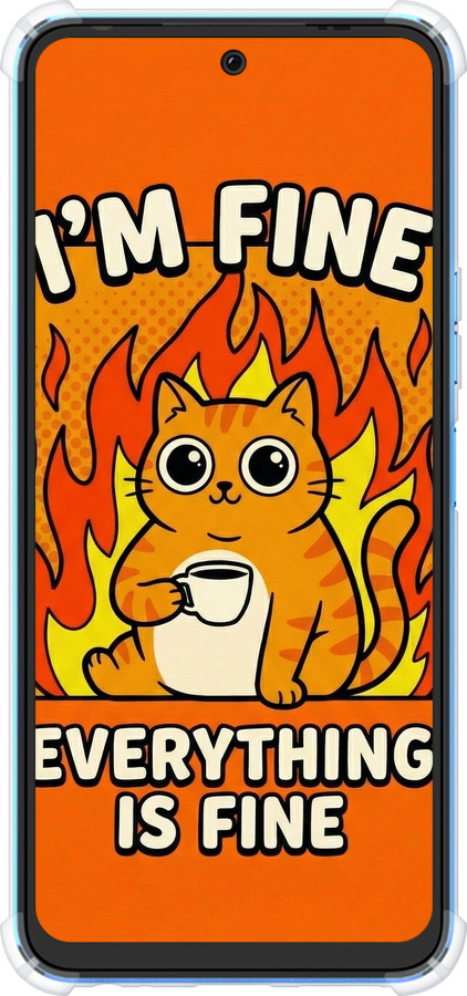 Силіконовий протиударний с посиленими кутами чехол Funny Cat для Tecno Pova Neo 2 LG6n - 6786sp-2968 изображение 