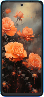 Силиконовый чехол Оранжевые розы для Tecno Pova Neo 2 LG6n - 5944u-2968 изображение 