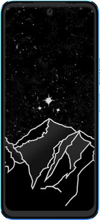Силиконовый чехол Минималистический горный пейзаж для Tecno Pova Neo 2 LG6n - 6438u-2968 изображение 