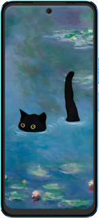 Силиконовый чехол С изображением кота и водяной лилии Monet для Tecno Pova Neo 2 LG6n - 6519u-2968 изображение 