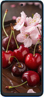 Силіконовий чехол Вишня у шоколаді для Tecno Pova Neo 2 LG6n - 6698u-2968 изображение 