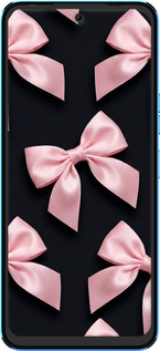 Силіконовий чехол Coquette Ribbons Dark Coquette для Tecno Pova Neo 2 LG6n - 6767u-2968 изображение 