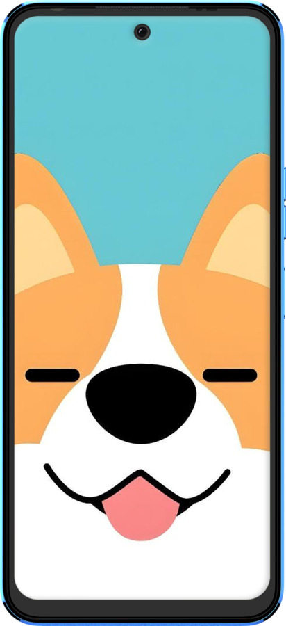 Силіконовий чехол Корги для Tecno Pova Neo 2 LG6n - 6280u-2968 изображение 