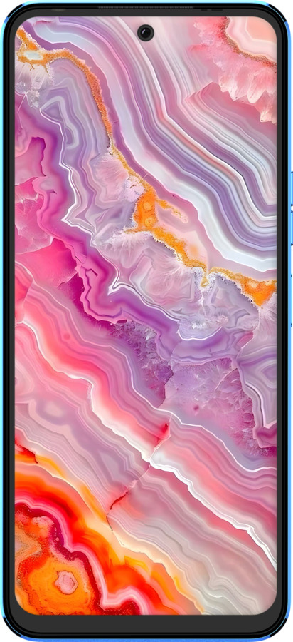 Силиконовый чехол Мрамор 2 для Tecno Pova Neo 2 LG6n - 6307u-2968 изображение 