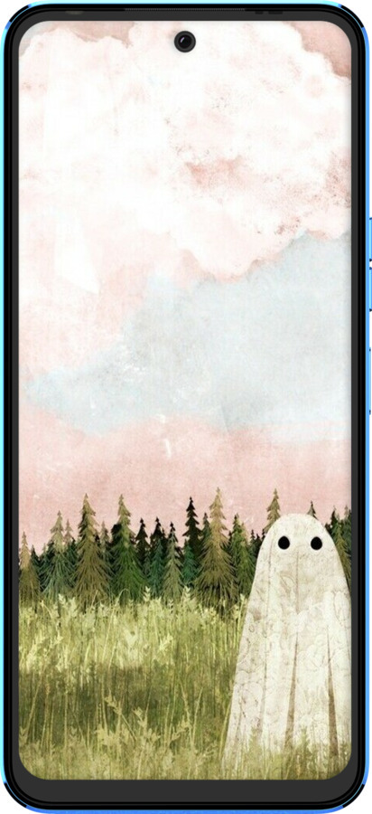 Силиконовый чехол Привидение для Tecno Pova Neo 2 LG6n - 6401u-2968 изображение 