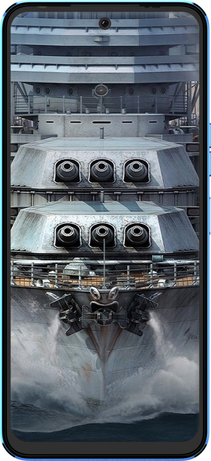 Силіконовий чехол Лінкор, world of tanks, wargaming, військовий корабель для Tecno Pova Neo 2 LG6n - 6453u-2968 изображение 