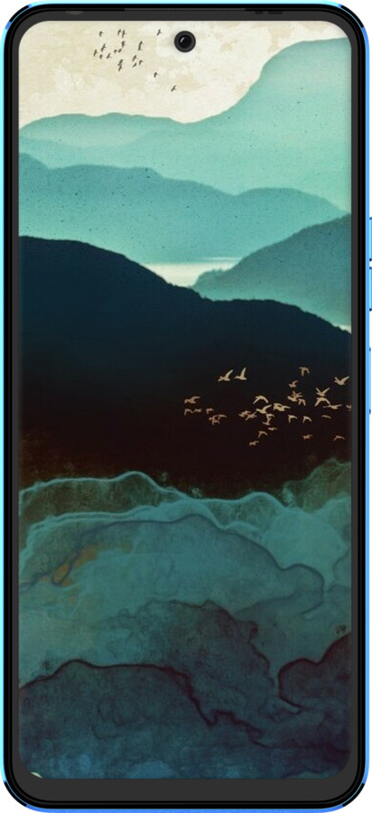 Силиконовый чехол С изображением гор Индиго для Tecno Pova Neo 2 LG6n - 6484u-2968 изображение 