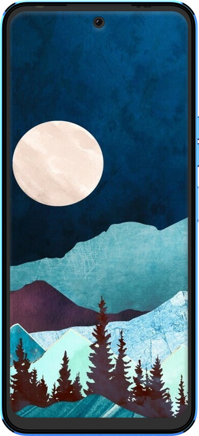 Силіконовий чехол Гірська ідилія нічний краєвид для Tecno Pova Neo 2 LG6n - 6488u-2968 изображение 