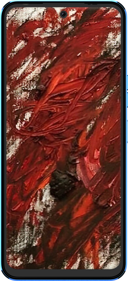Силиконовый чехол Абстрактная композиция в красных тонах для Tecno Pova Neo 2 LG6n - 6541u-2968 изображение 