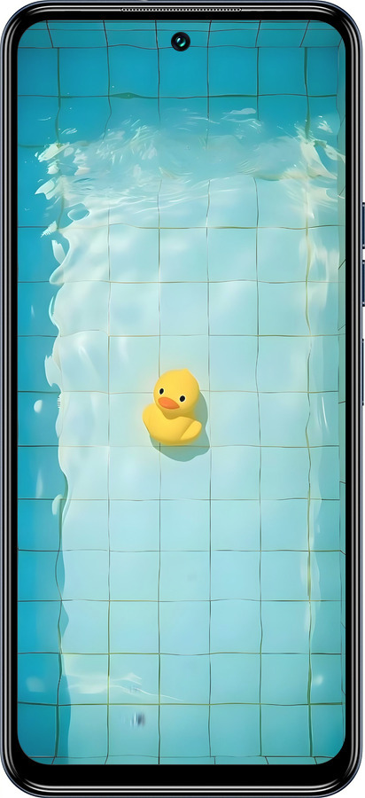 Силиконовый чехол Утенок для Tecno POVA NEO 3 - 6323u-3140 изображение 