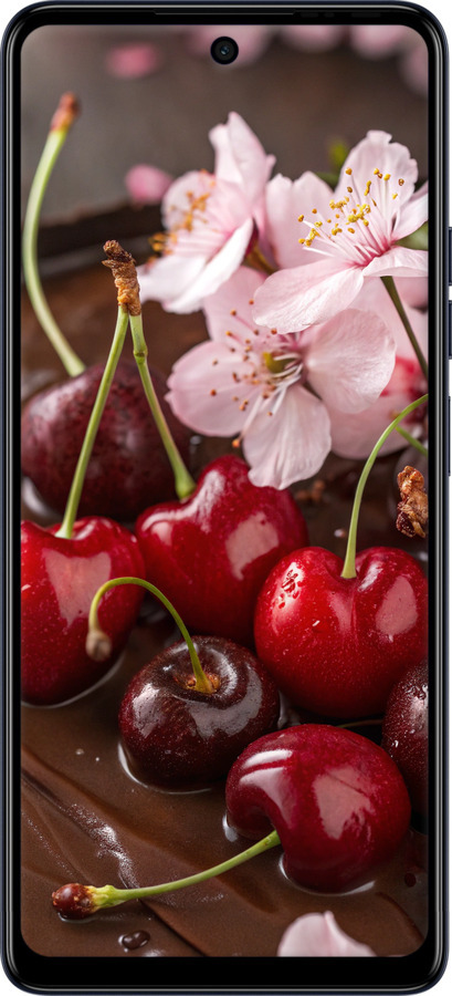 TPU чехол Вишня в шоколаде для Tecno Spark 10 Pro - 6698b-3022 изображение 