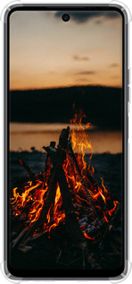 Силикон с усиленными углами чехол Огонь для Tecno Spark 10 Pro - 6021sp-3022 изображение 