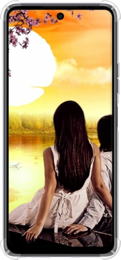 Силіконовий протиударний с посиленими кутами чехол Sunset для Tecno Spark 10 Pro - 6607sp-3022 изображение 