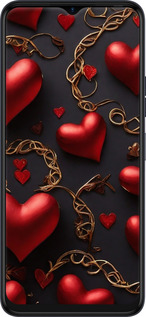 TPU чехол Сердечки для Tecno Spark 10C - 5831b-3116 изображение 