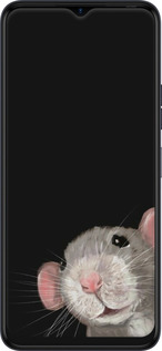 TPU чехол The Peeking Rat для Tecno Spark 10 - 6442b-3023 изображение 