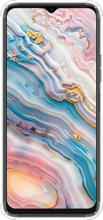 Силикон с усиленными углами чехол Мрамор красивый для Tecno Spark 10C - 6376sp-3116 изображение 