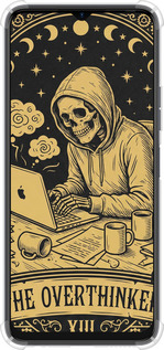 Силикон с усиленными углами чехол The Overthinker для Tecno Spark 10 - 6774sp-3023 изображение 