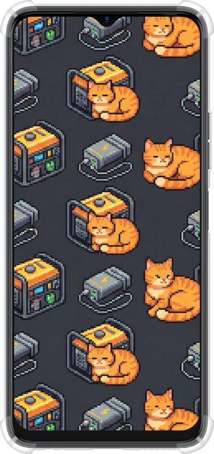 Силикон с усиленными углами чехол Autonomous Zone для Tecno Spark 10 - 6771sp-3023 изображение 