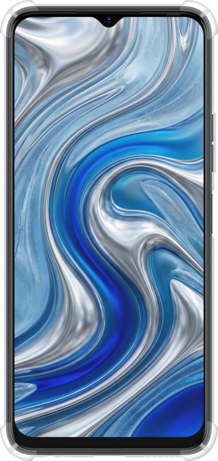 Силикон с усиленными углами чехол Liquid Chrome для Tecno Spark 10C - 6781sp-3116 изображение 
