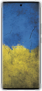 Силикон с усиленными углами чехол Флаг Украины 2 для Tecno Spark 20 Pro+ - 401sp-3663 изображение 