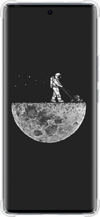 Силикон с усиленными углами чехол Moon in dark для Tecno Spark 20 Pro+ - 4176sp-3663 изображение 