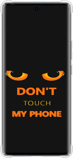 Силикон с усиленными углами чехол Don't touch the phone для Tecno Spark 20 Pro+ - 4261sp-3663 изображение 