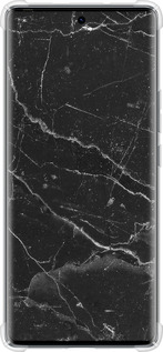 Силикон с усиленными углами чехол Черный мрамор v2 для Tecno Spark 20 Pro+ - 5568sp-3663 изображение 