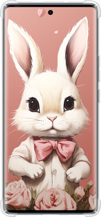 Силикон с усиленными углами чехол Зайчик для Tecno Spark 20 Pro+ - 5669sp-3663 изображение 