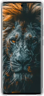 Силикон с усиленными углами чехол Лев в сумерках для Tecno Spark 20 Pro+ - 6154sp-3663 изображение 