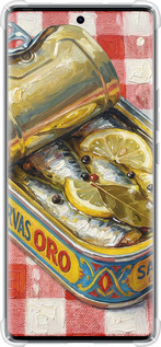 Силикон с усиленными углами чехол Vintage Sardine Tin Phone для Tecno Spark 20 Pro+ - 6772sp-3663 изображение 